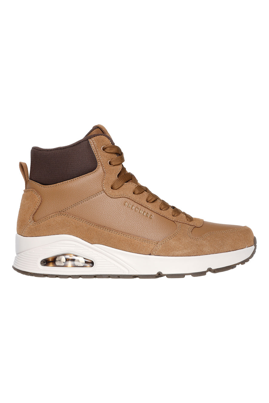 Sneakers Alte Marroni Skechers Uno Stacre Mid