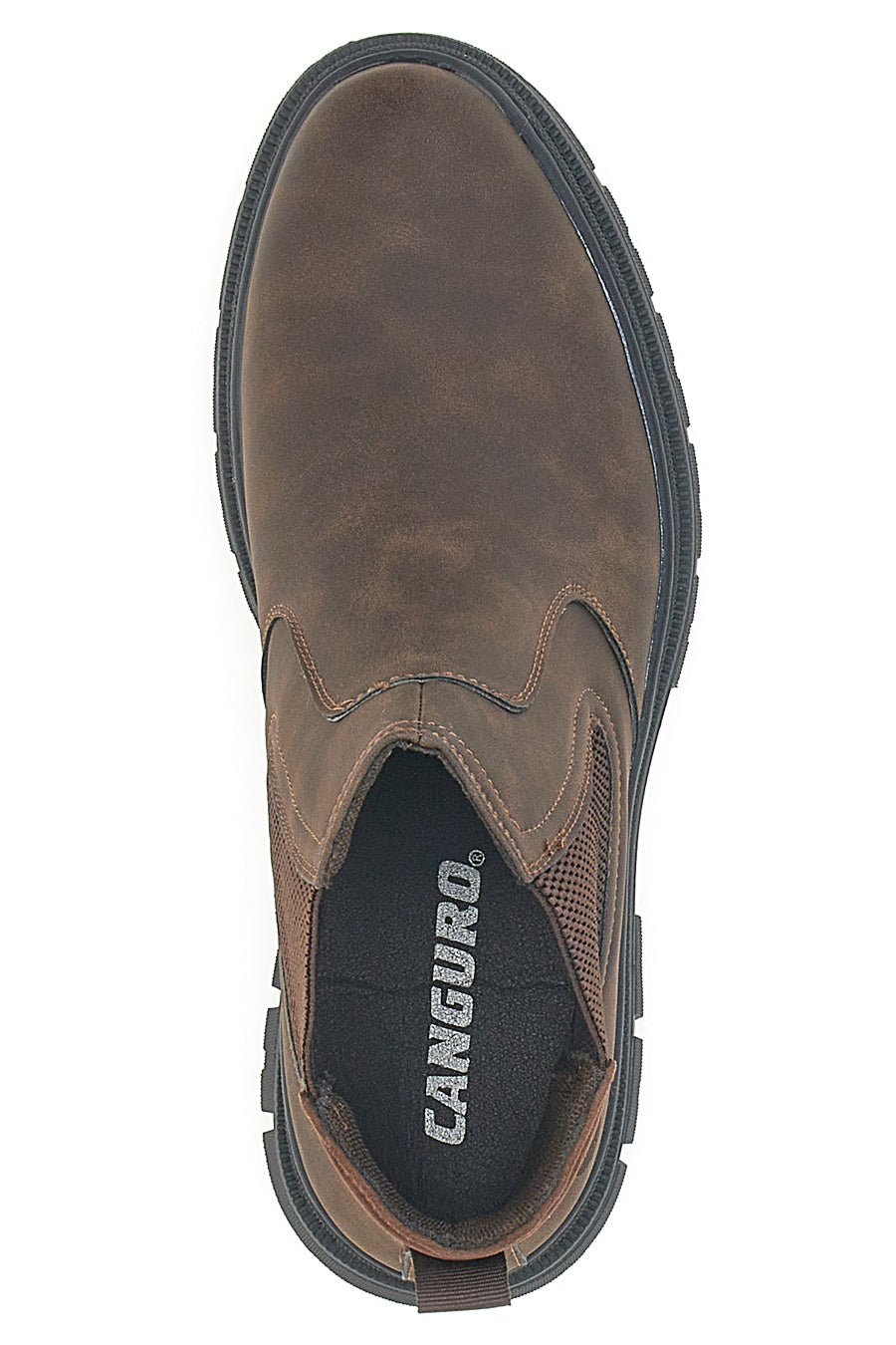 Braune Beatles-Stiefeletten Canguro 877