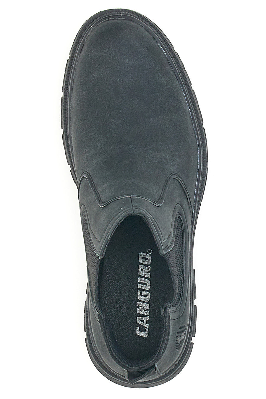 Schwarze Beatles-Stiefeletten Canguro 877