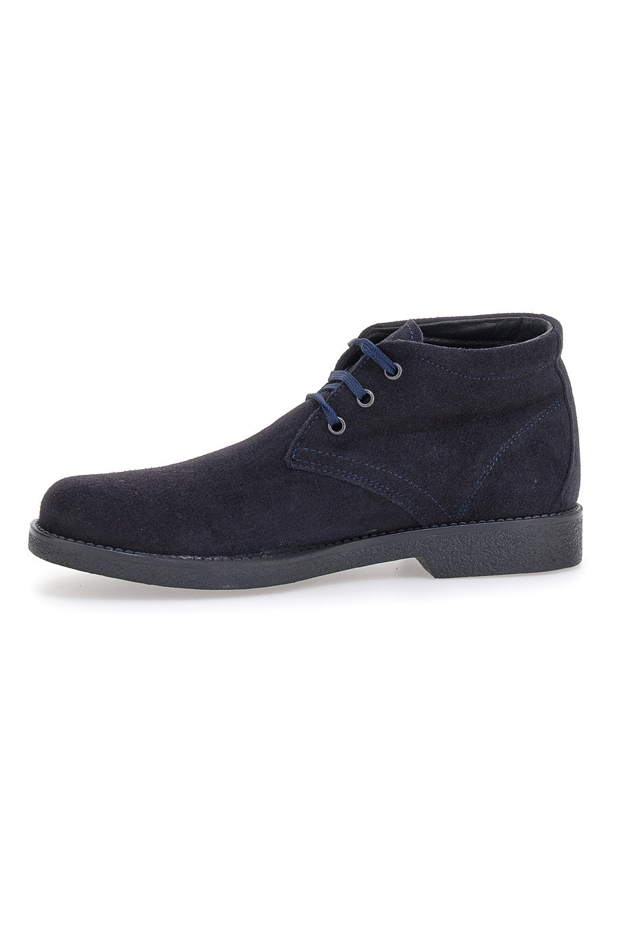 Max Dillan 2810 Blaue hohe Schnürschuhe