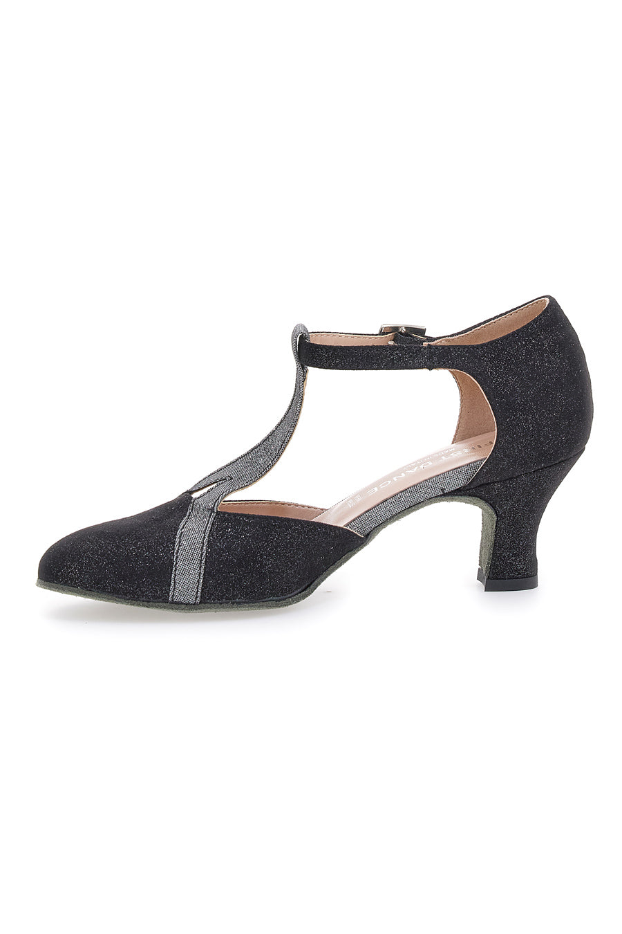 Schwarze Tanzschuhe mit niedrigem Absatz The First Dance 4554