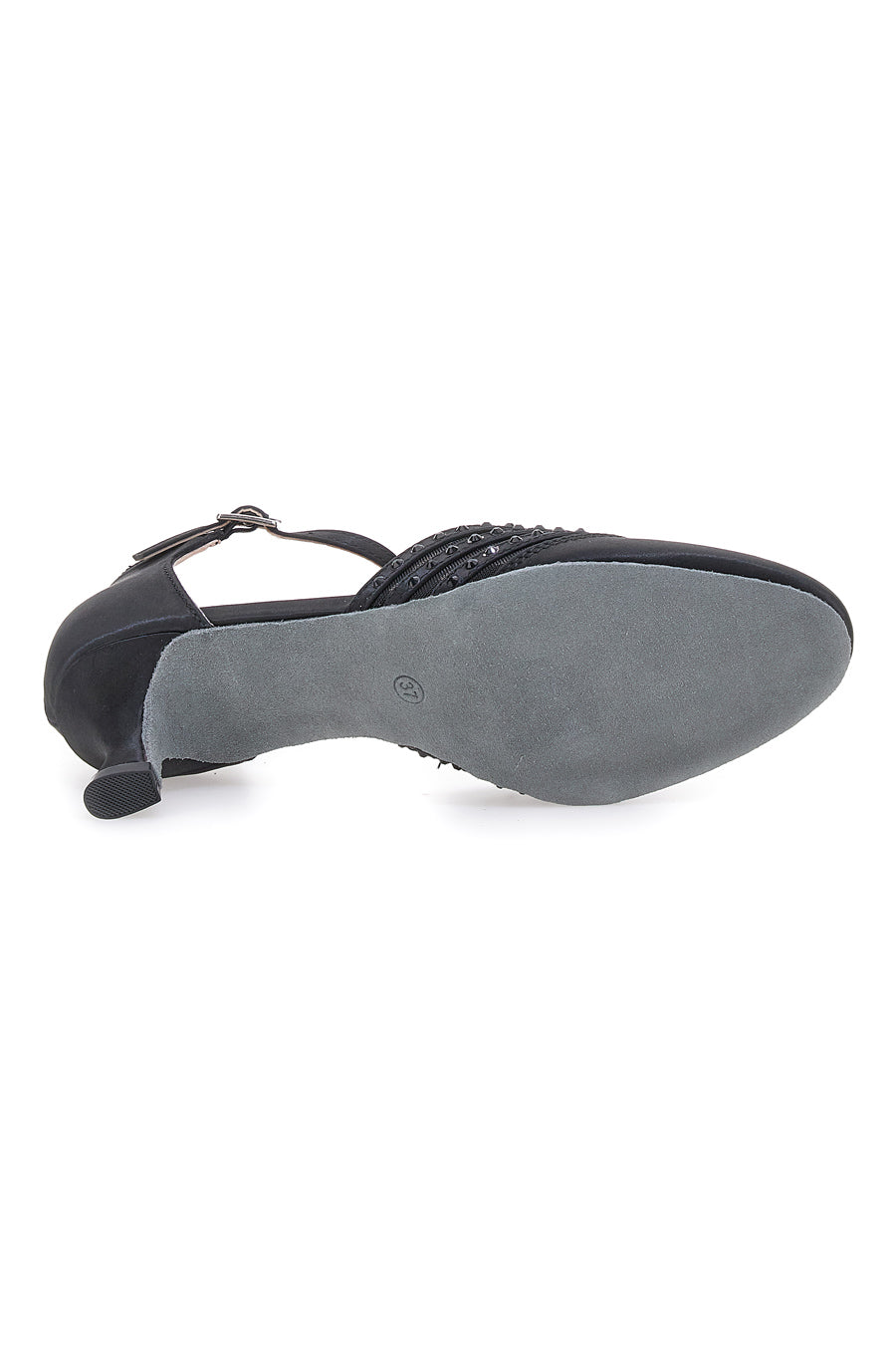 Schwarze Tanzschuhe mit Strasssteinen Mon Dieu 1460702