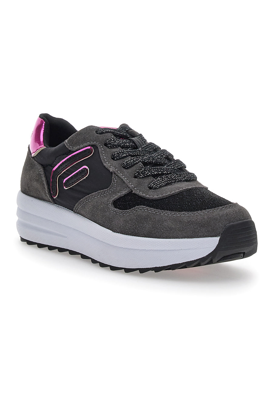 Sneakers Flatform Fornarina 1 Grigie