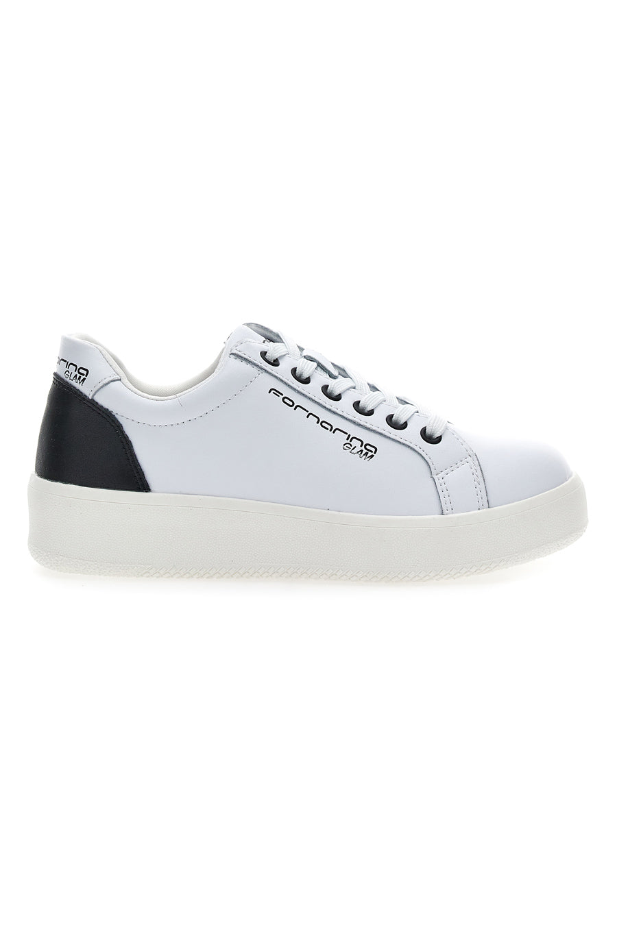 Sneakers Flatform Fornarina 2 Bianche