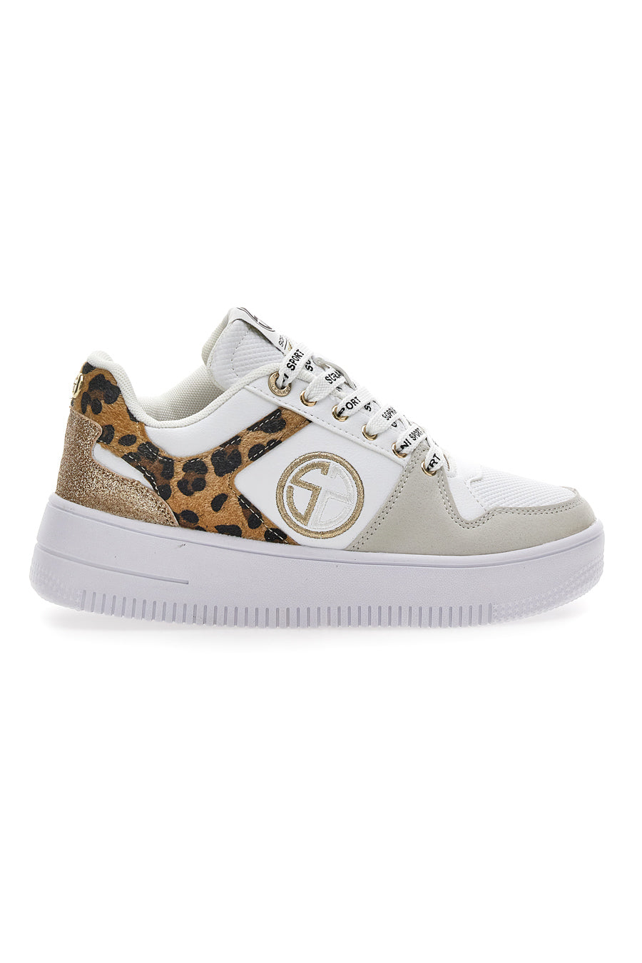 Soprani Alex Flatform Sneakers Weißgold