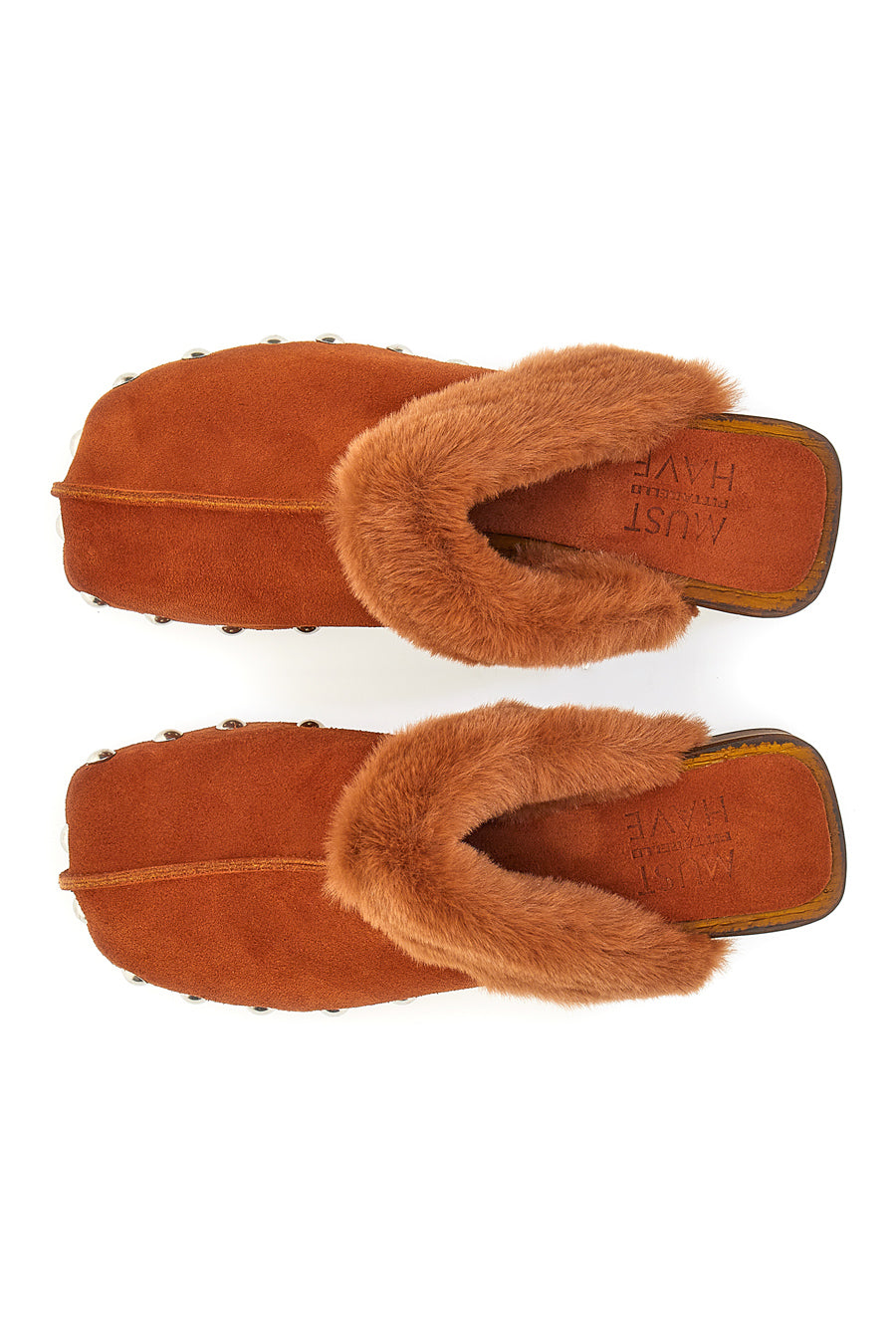 Zoccoli Clogs in EcoFur Pittarello Must Have 15301 Cognac