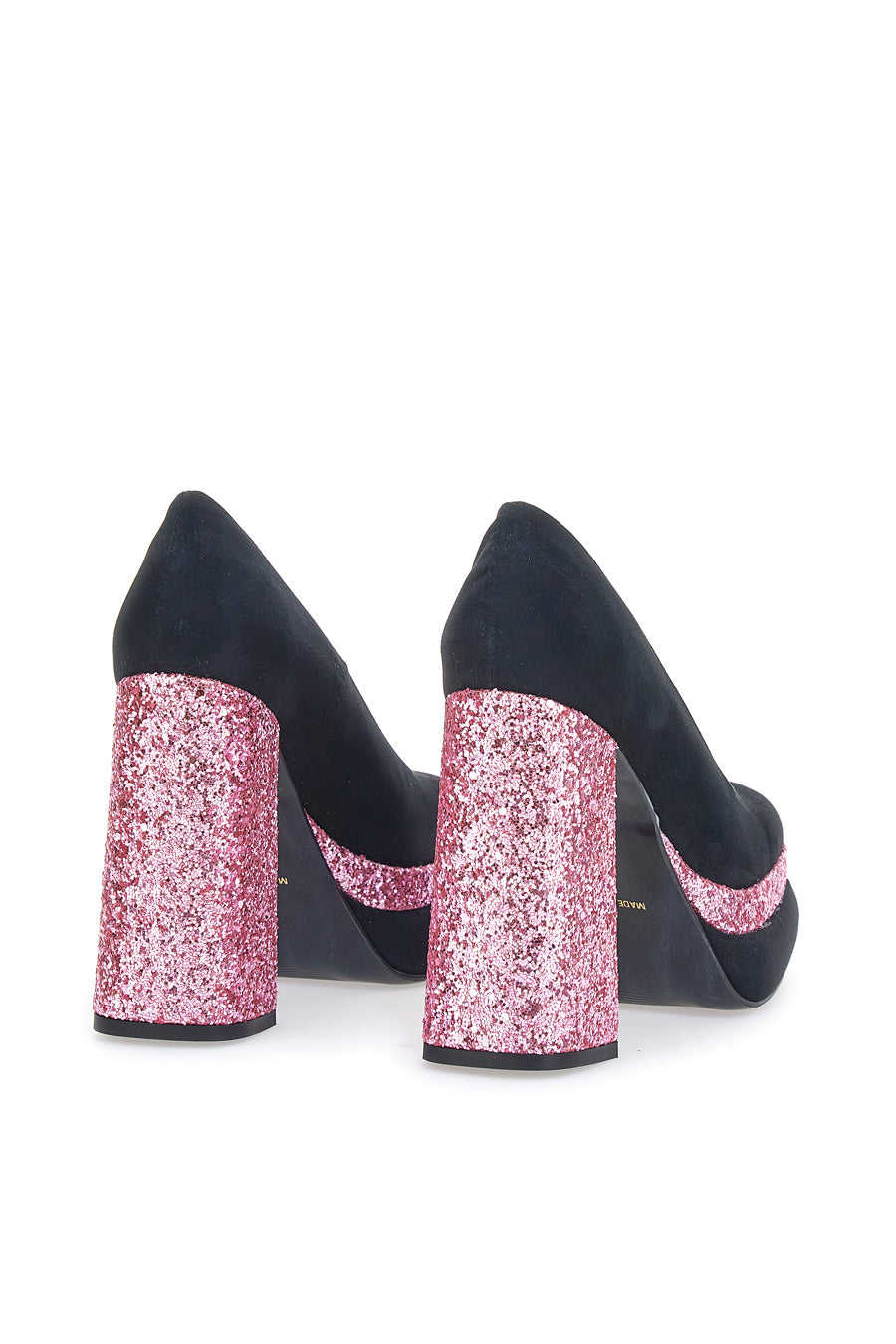 Decollete Platform Pittarello Glam 3336 Nere con Glitter