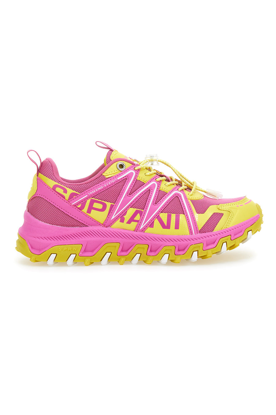 Sneakers Trekking Solo Soprani 312404 Rosa e Gialle