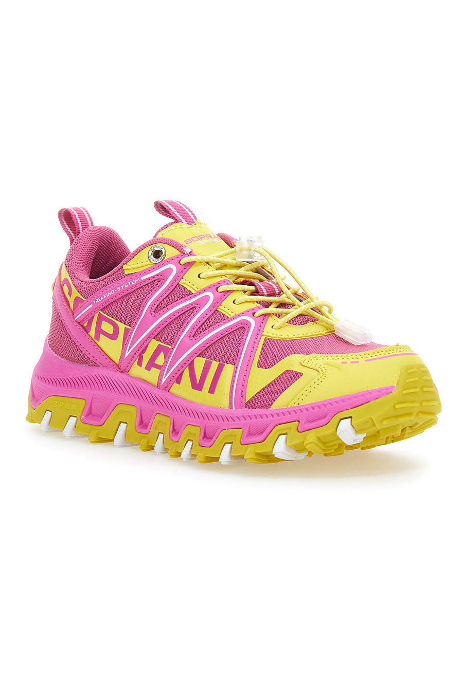 Sneakers Trekking Solo Soprani 312404 Rosa e Gialle