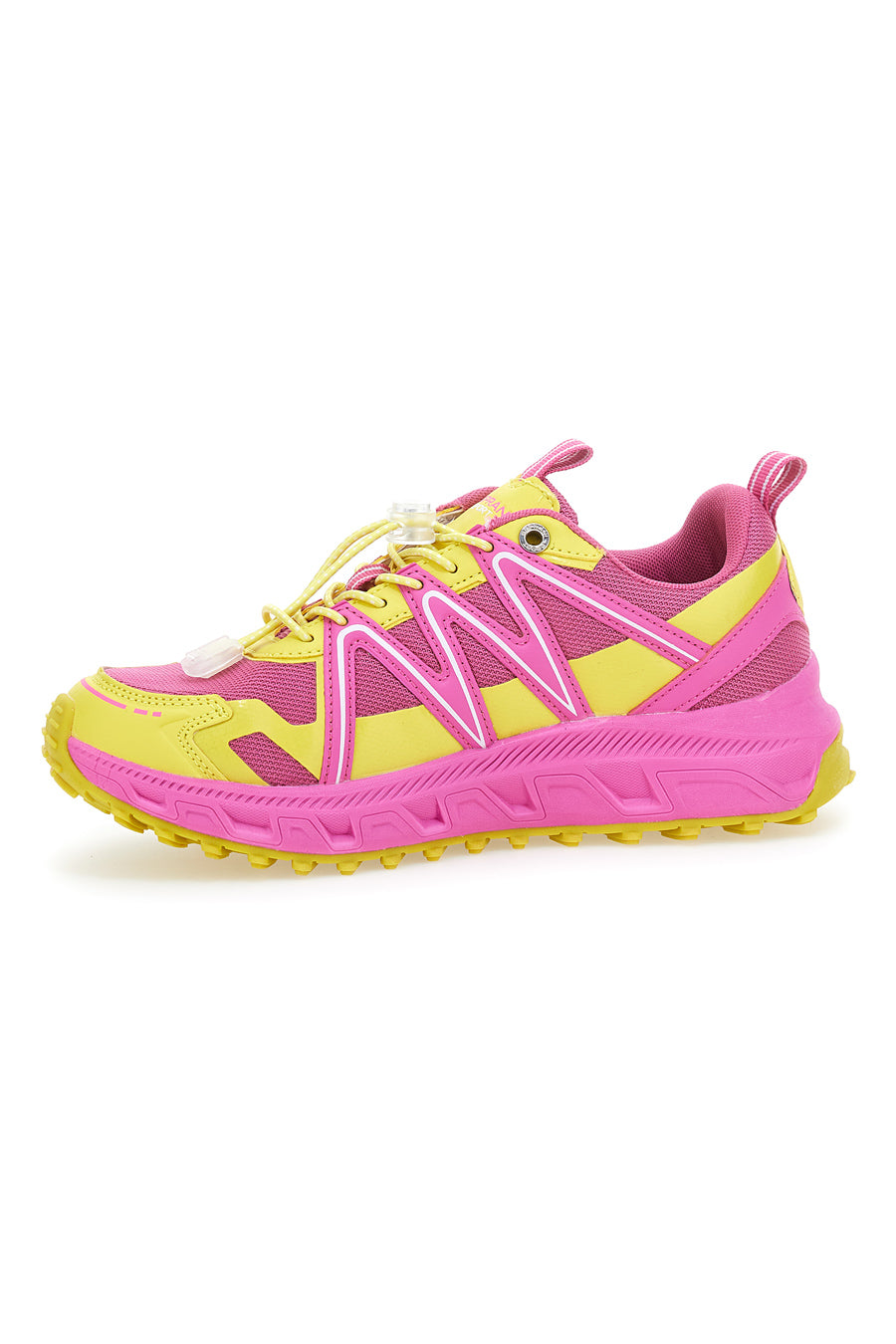 Sneakers Trekking Solo Soprani 312404 Rosa e Gialle