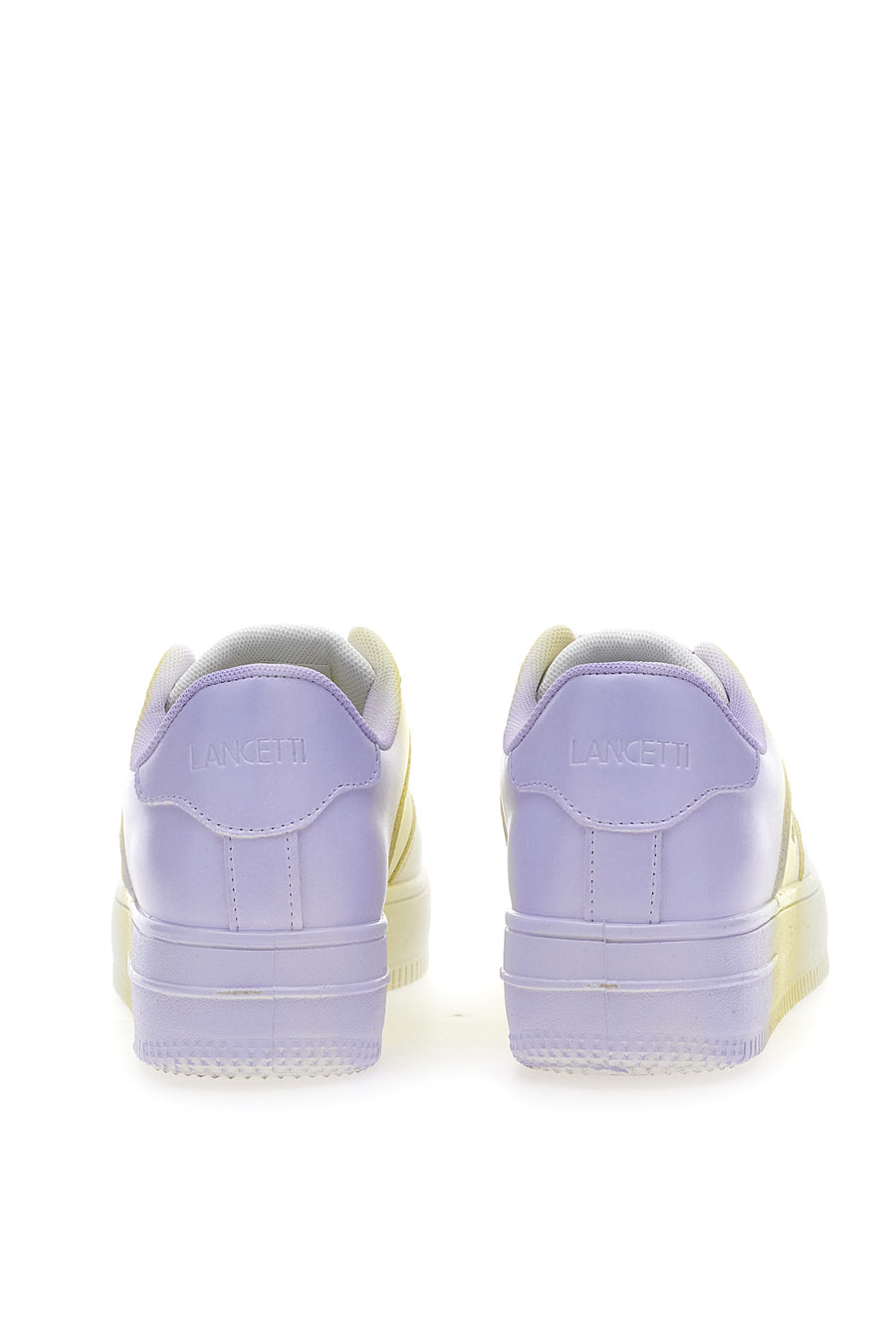 Sneakers con Flatform Lancetti 015 Bianche