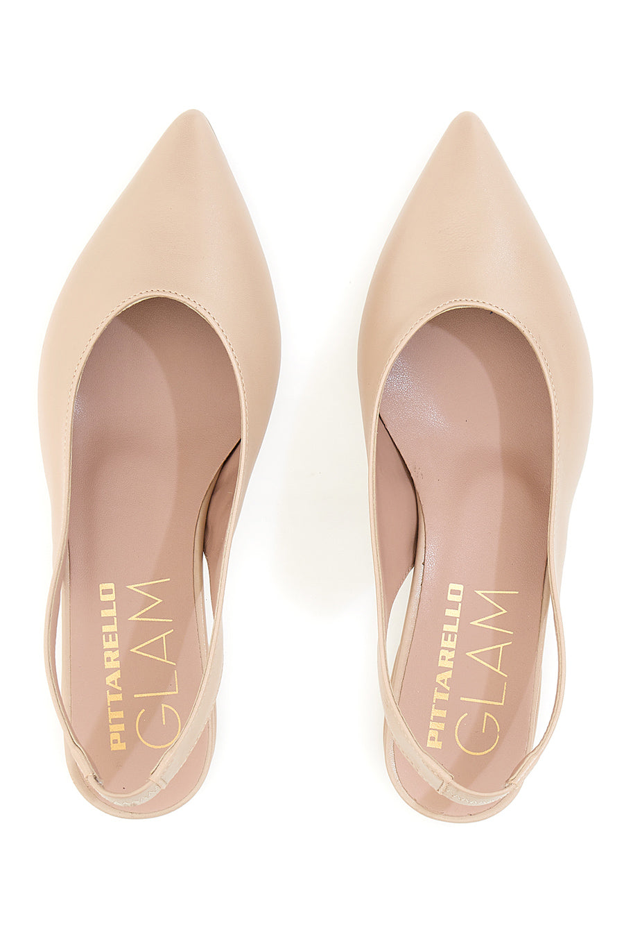 Ballerine a Punta Slingback Pittarello Glam 345404 Nude