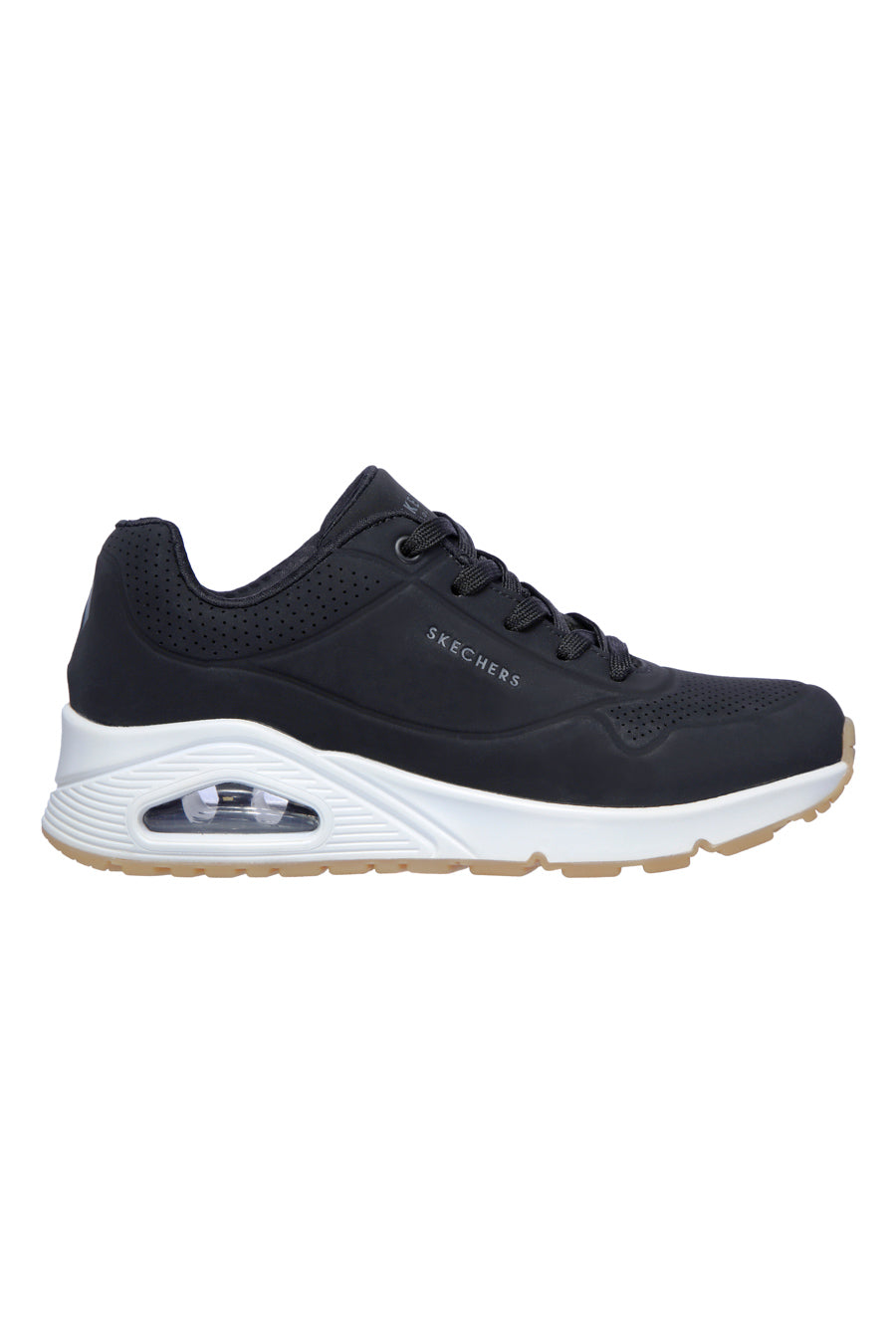 Sneakers Skechers Uno Stand On Air Nere e Bianche