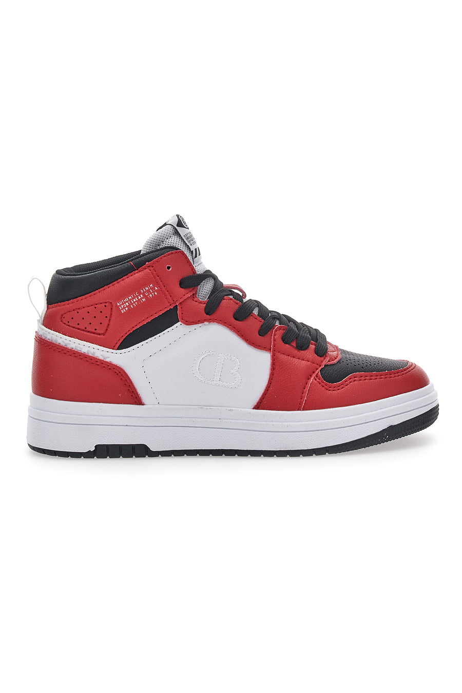 Sneakers Mid Cut Rosse Cotton Belt Kobe Tumble