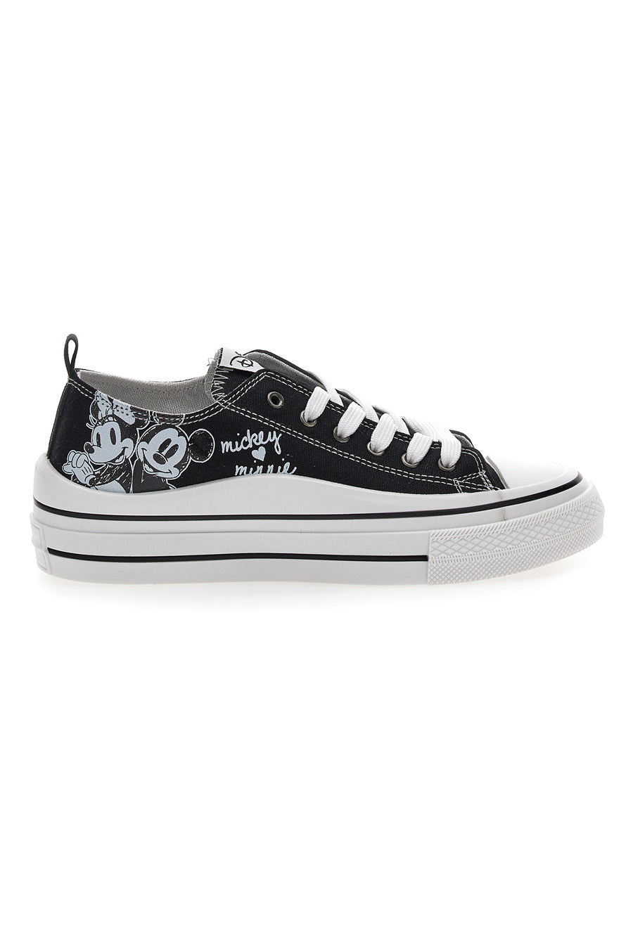 Disney Schwarze Canvas-Sneaker 2010345