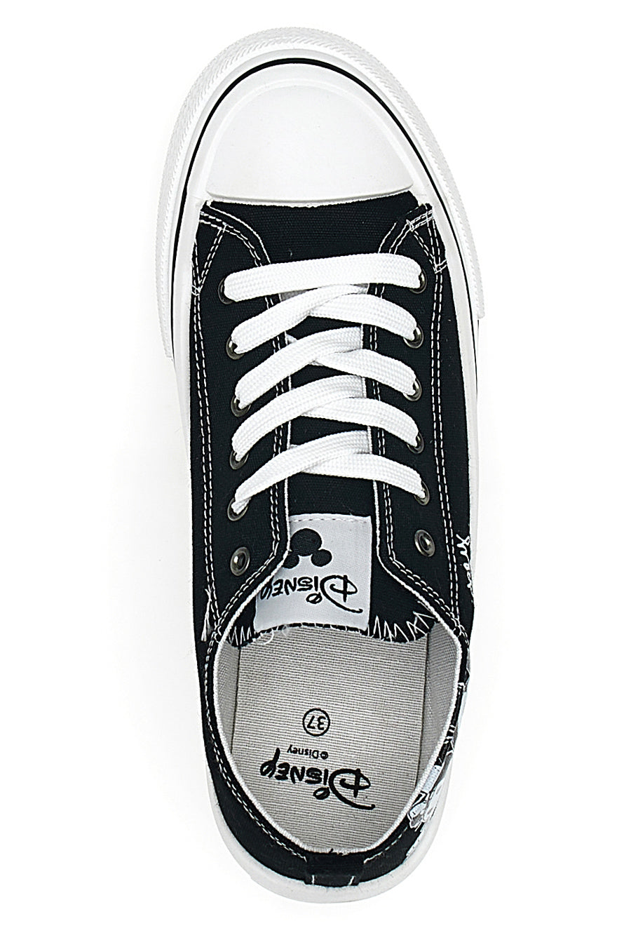 Disney Schwarze Canvas-Sneaker 2010345