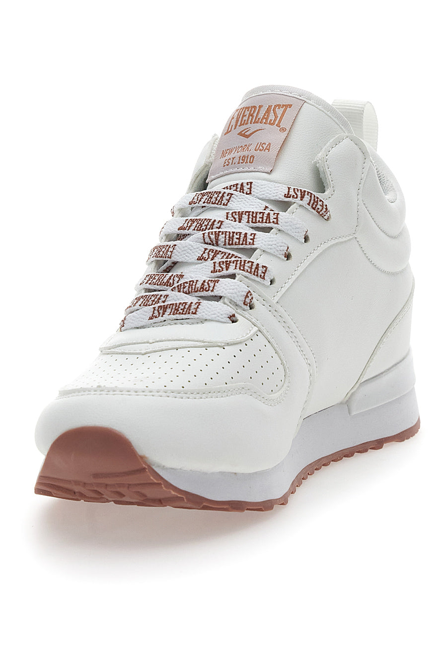 Sneakers Bianche e Gold Rose Con Suola a Contrasto Everlast 479