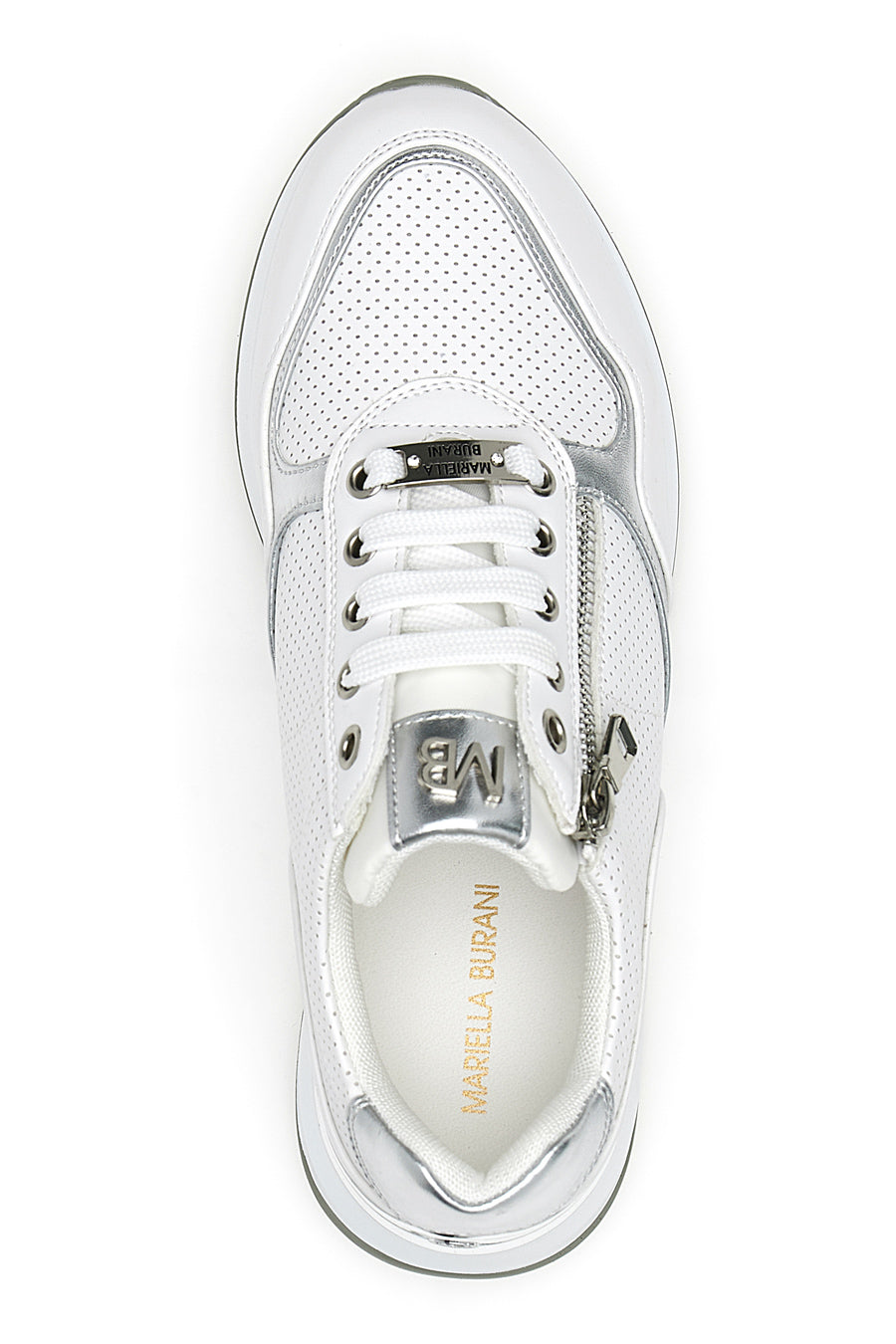 Sneakers con Zeppa Bianche Mariella Burani 50384