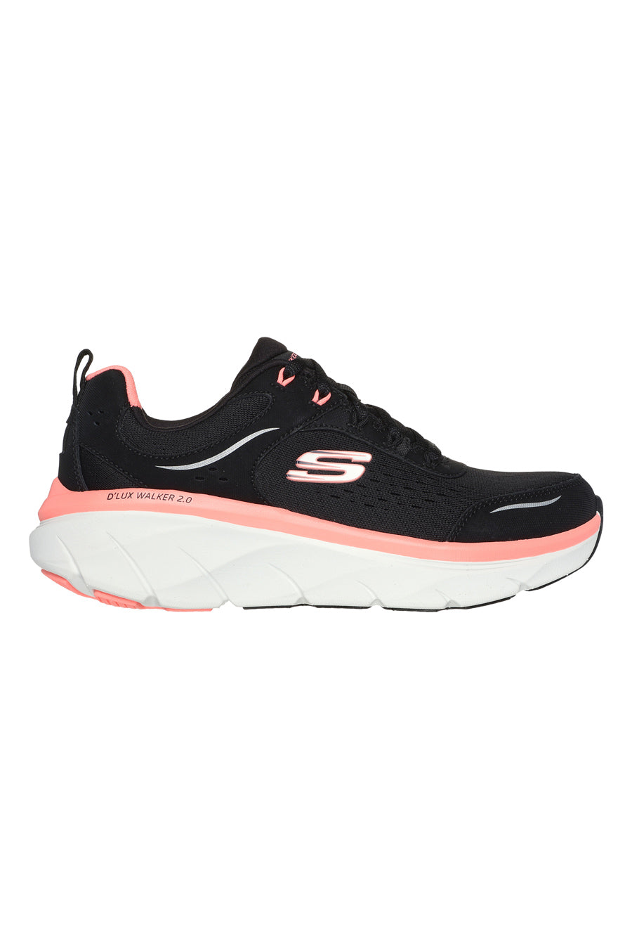 Sneakers Nere e Rosa Skechers D'Lux Walker 2 Daisy Doll