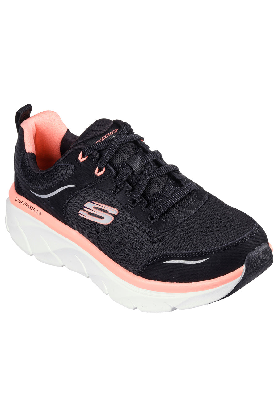 Sneakers Nere e Rosa Skechers D'Lux Walker 2 Daisy Doll