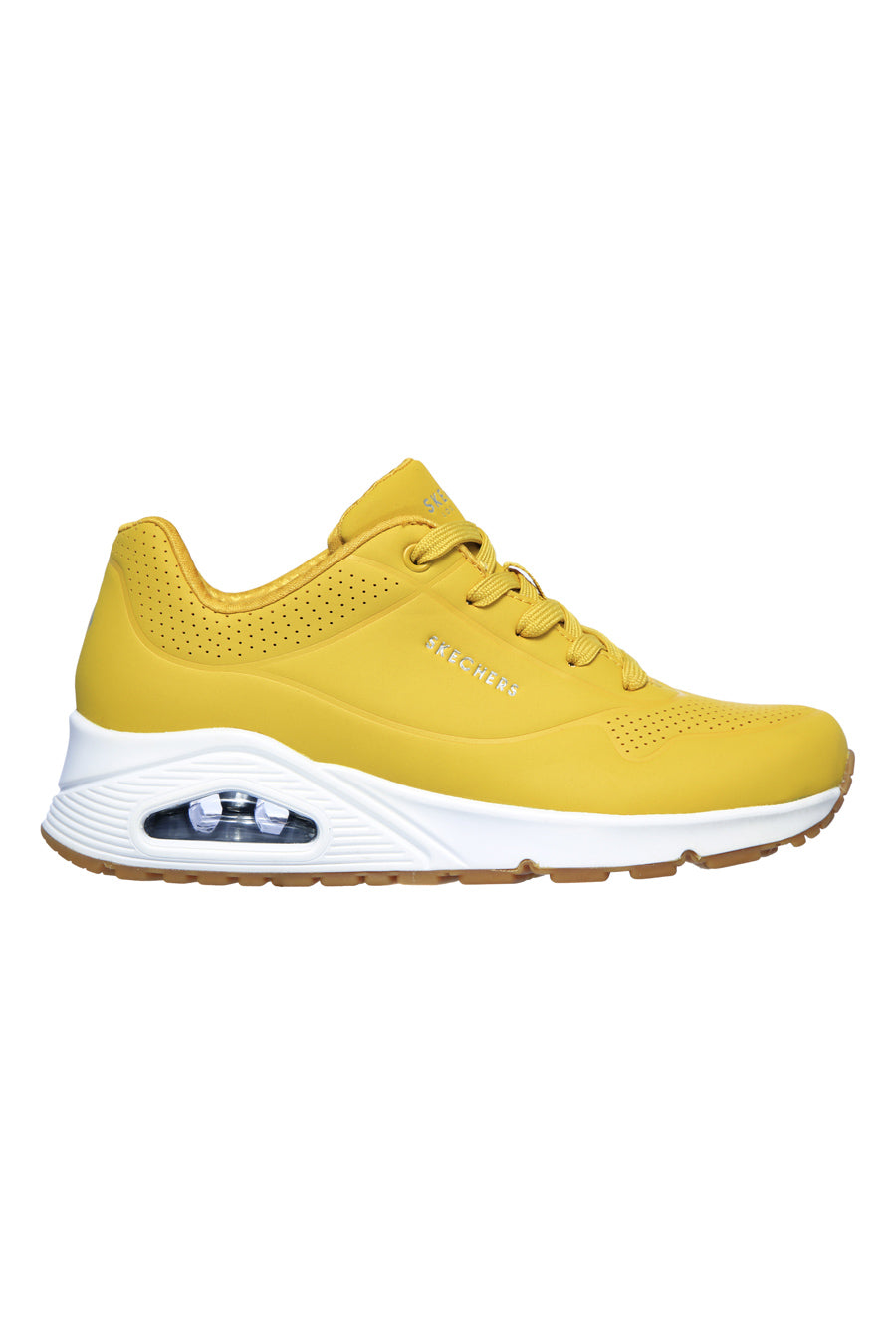 Sneakers Gialle da Donna Skechers Uno-Stand on Air