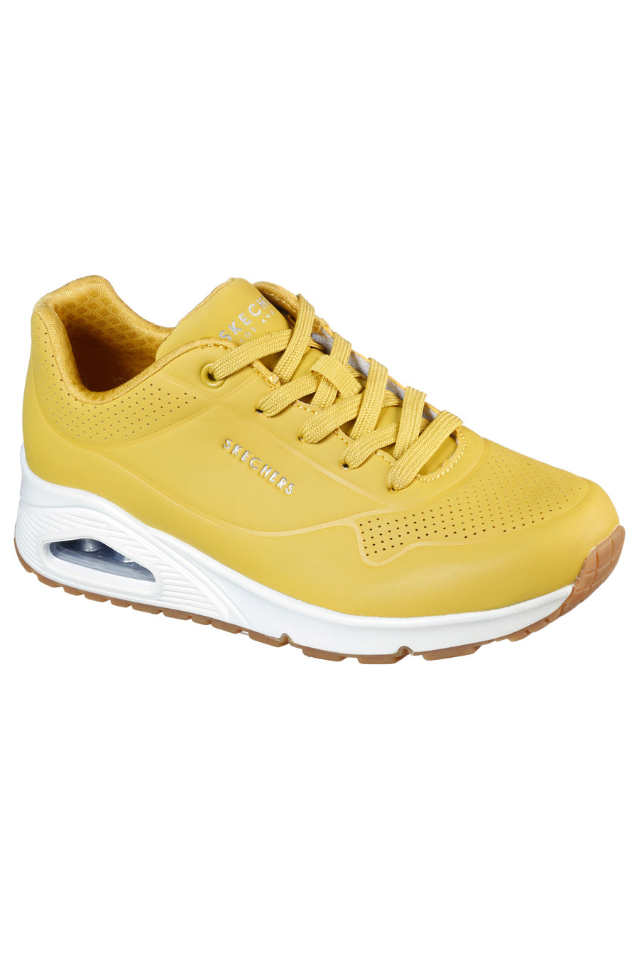 Sneakers Gialle da Donna Skechers Uno-Stand on Air