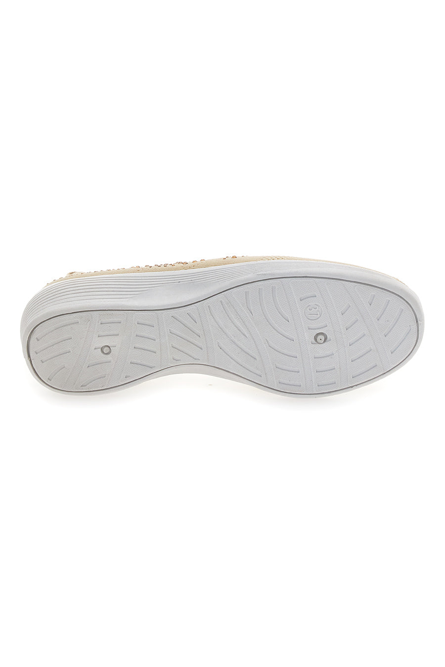 Sneakers Slip On Beige con Strass Me & Me 090245