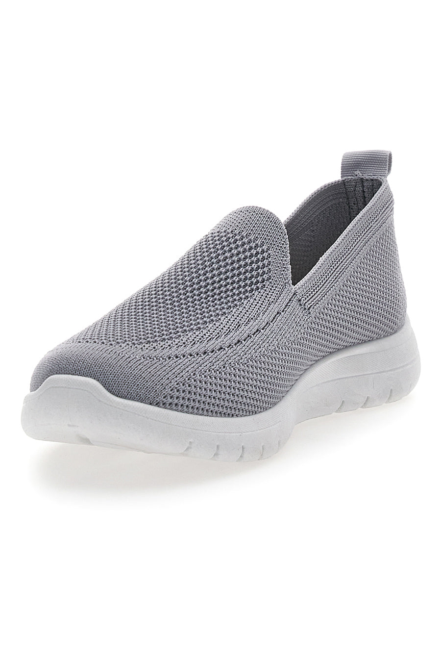 Sneakers Slip On Grigie in Tessuto Me & Me 06