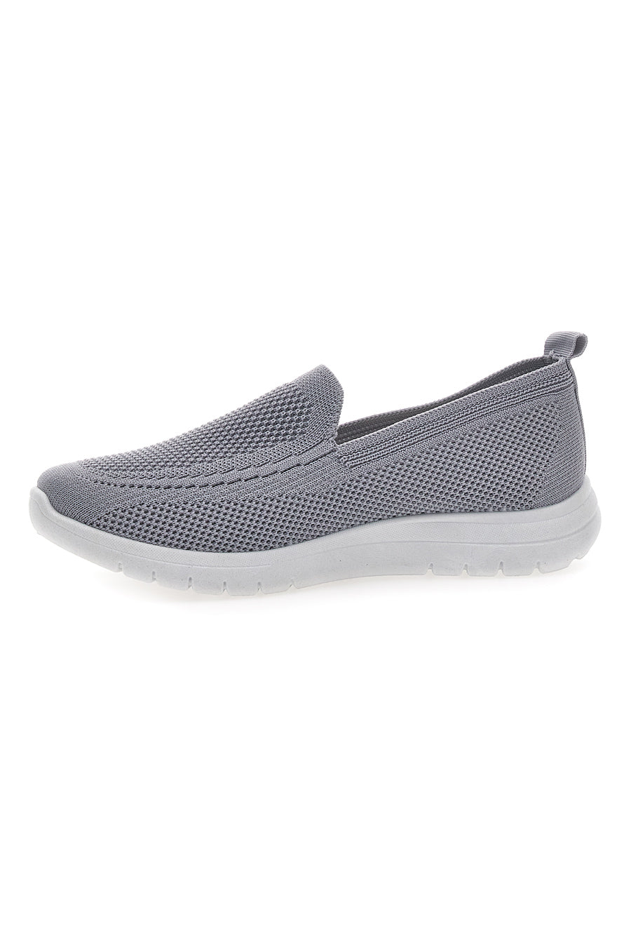 Sneakers Slip On Grigie in Tessuto Me & Me 06