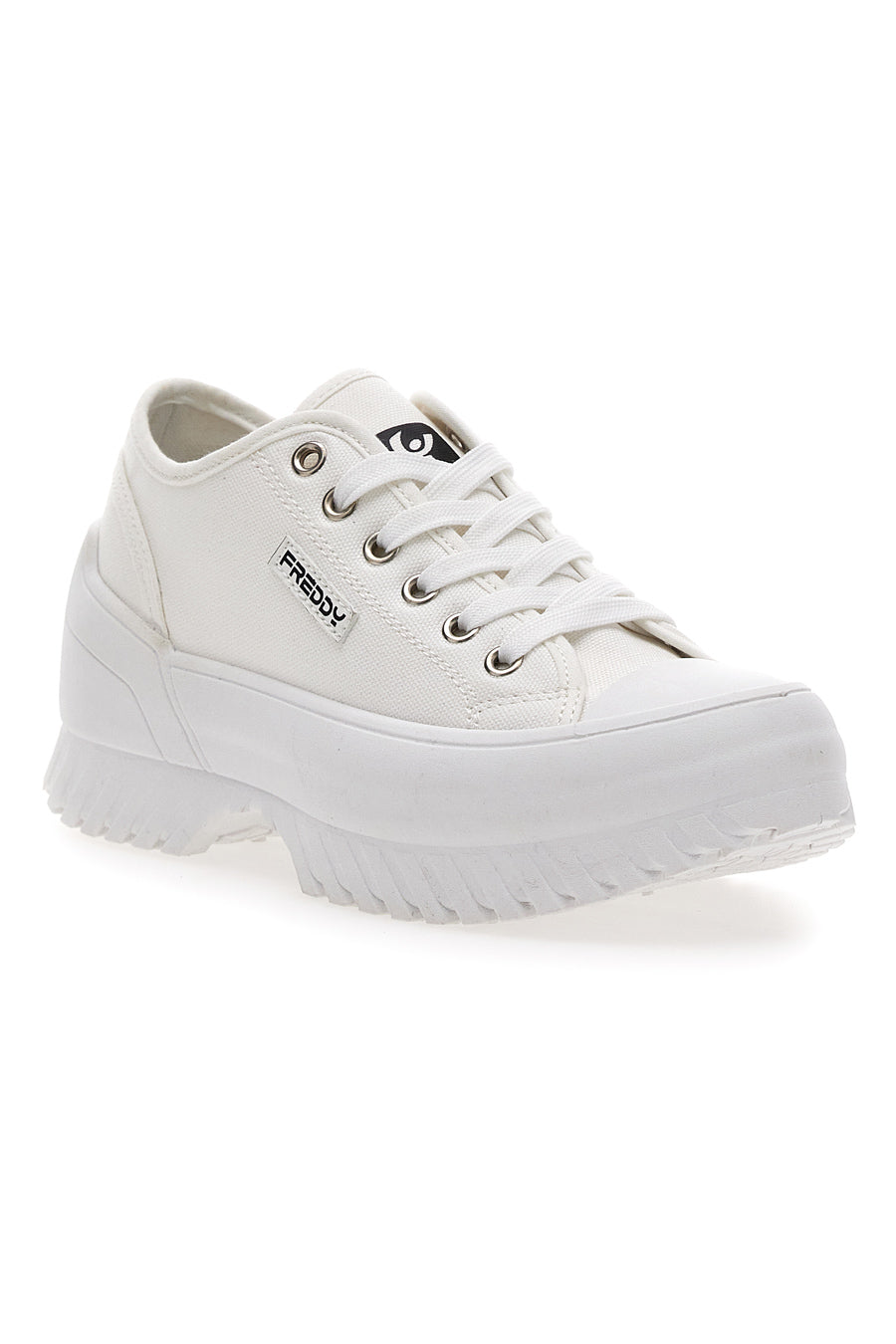 Sneakers Bianche con Platform Freddy 7601