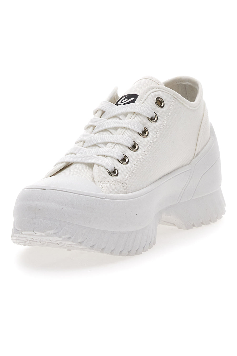 Sneakers Bianche con Platform Freddy 7601