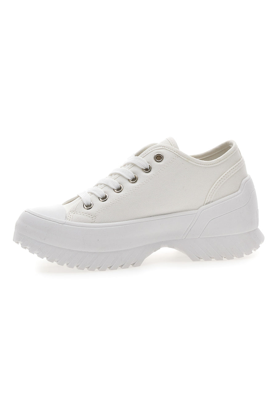 Sneakers Bianche con Platform Freddy 7601