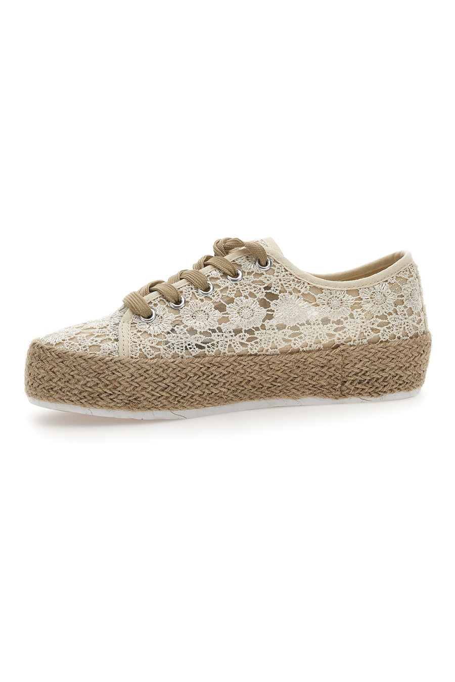 Espadrillas con Pizzo Panna Energy 122