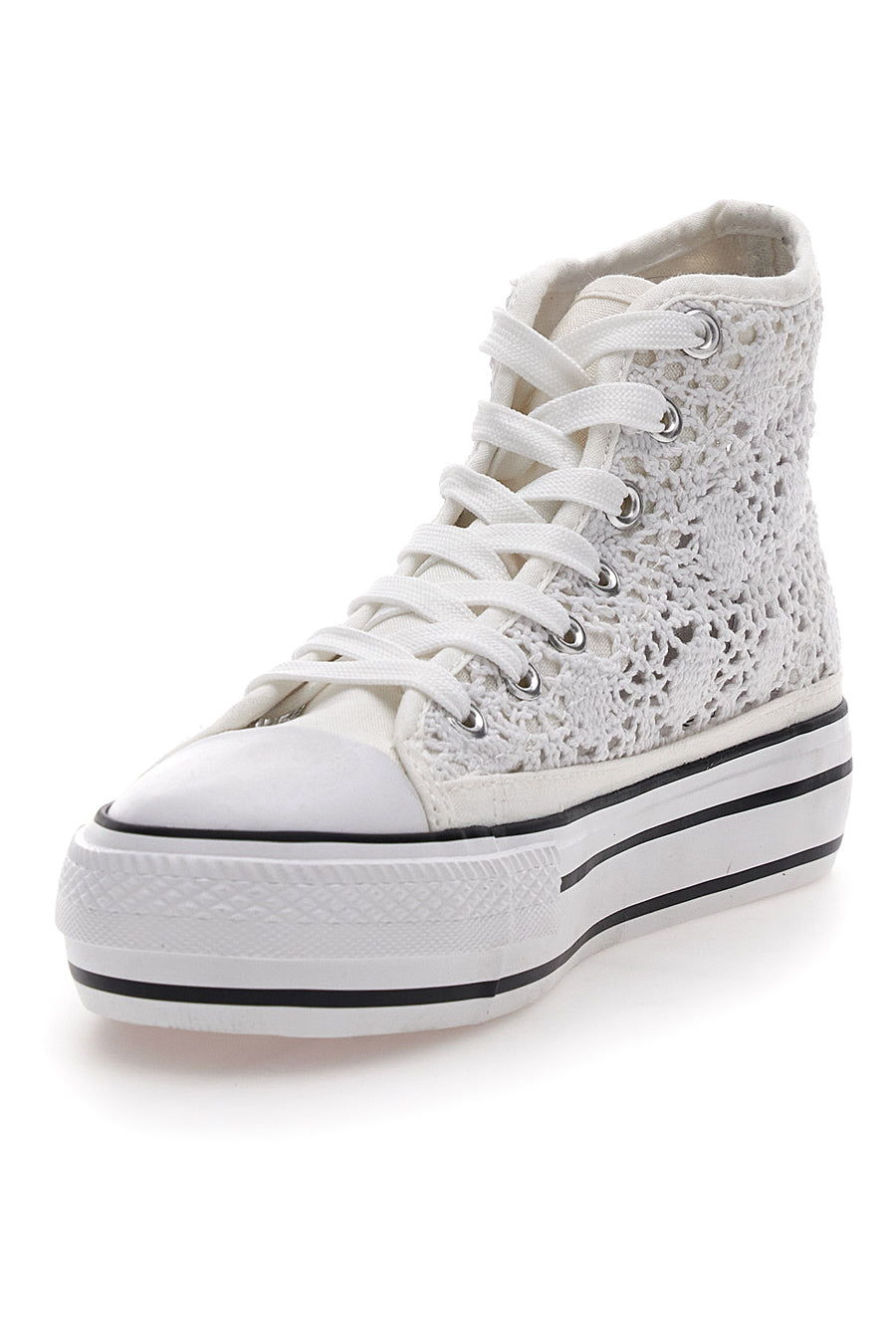 Sneakers Alte Pizzo Bianche Energy 110