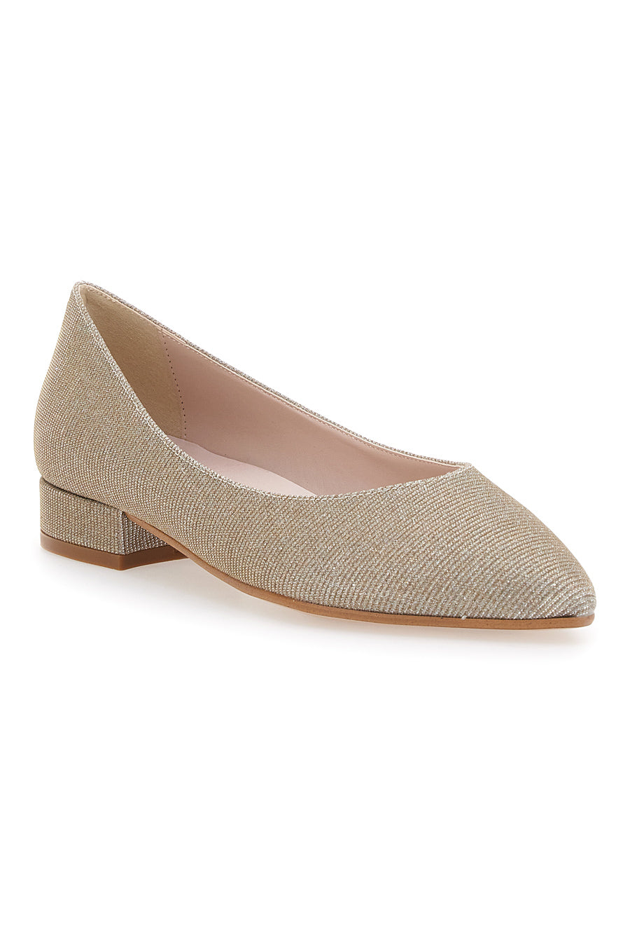 Ballerine Oro a Punta Pittarello Glam 3890