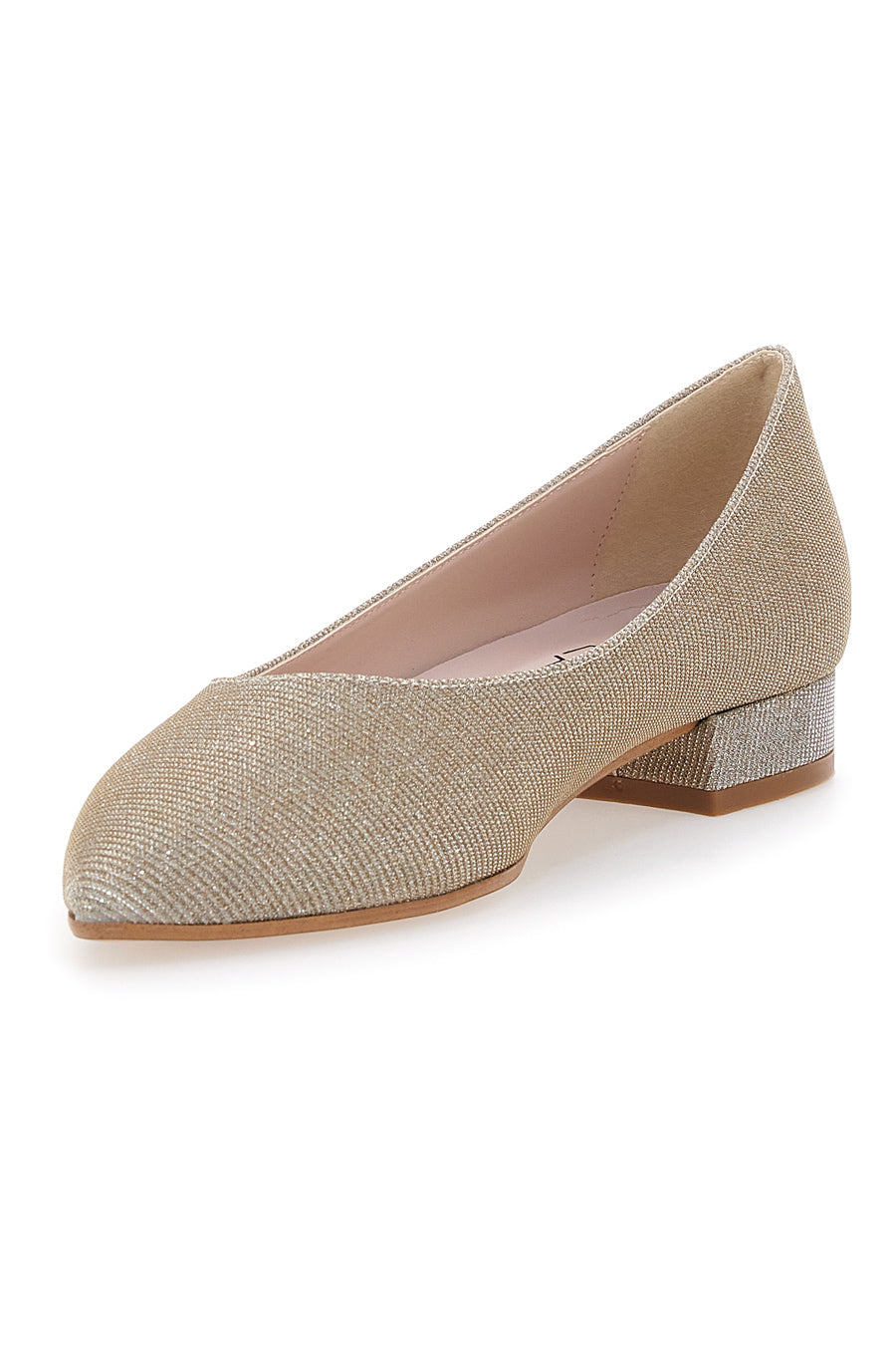 Ballerine Oro a Punta Pittarello Glam 3890