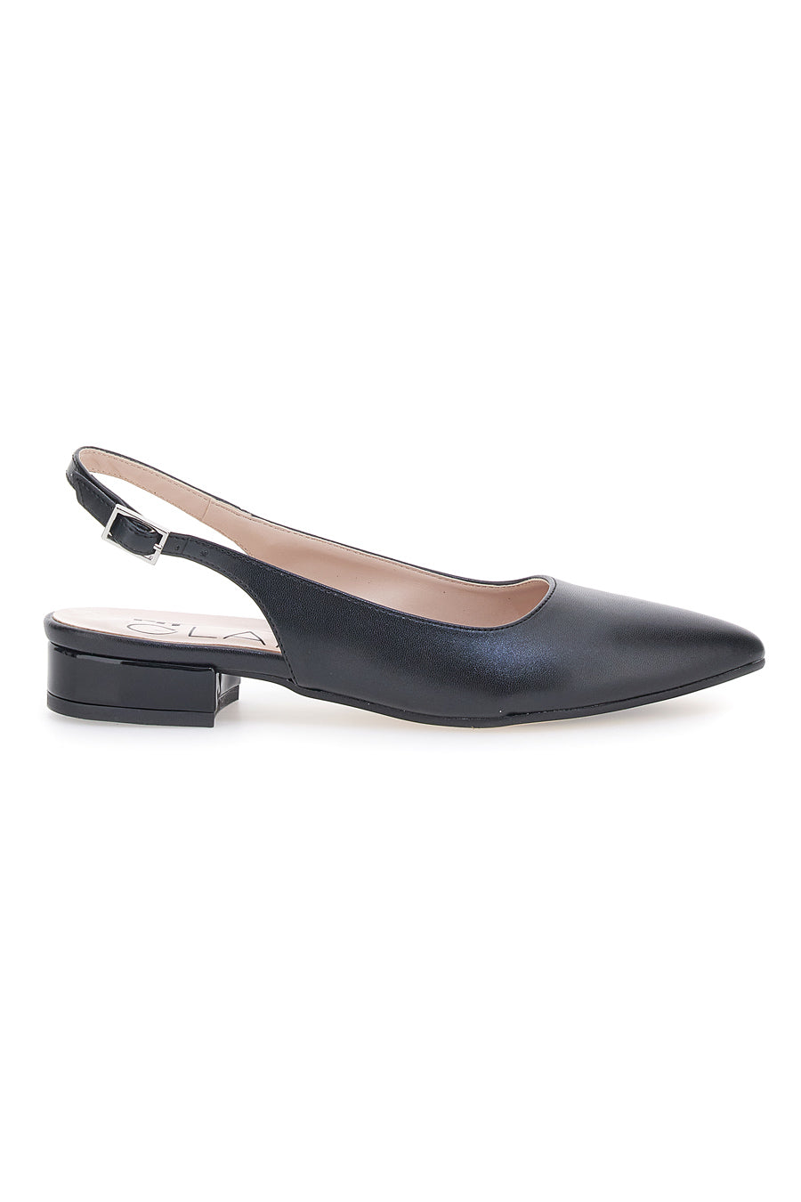 Ballerine Nere a Punta Pittarello Glam 3883