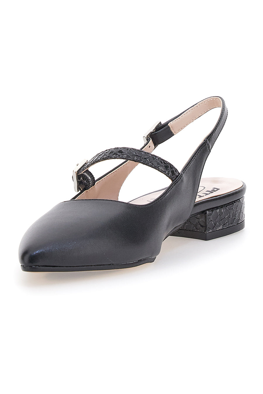 Ballerine Slingback Nere Pittarello Glam 3888