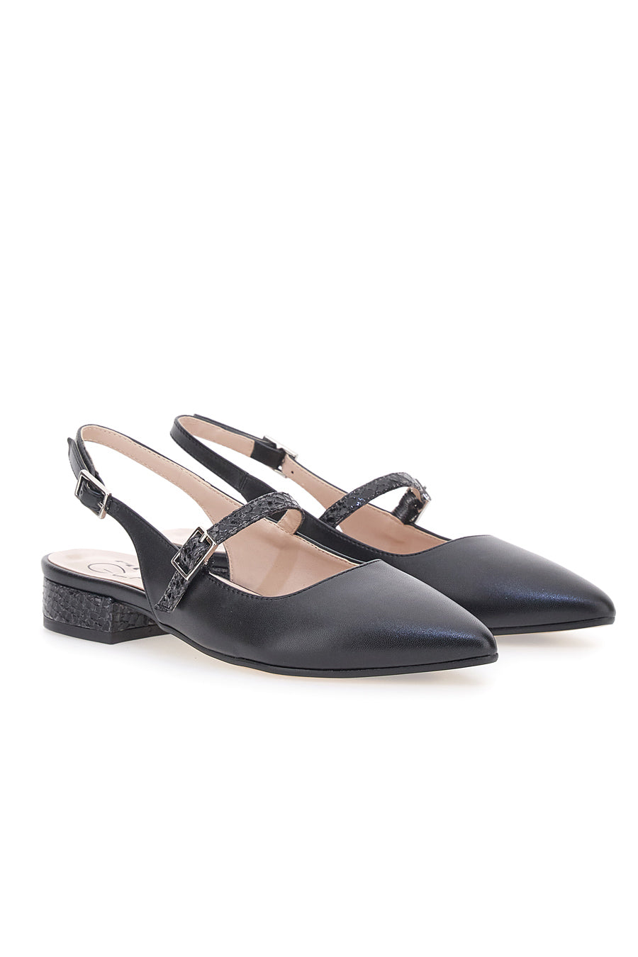 Ballerine Slingback Nere Pittarello Glam 3888