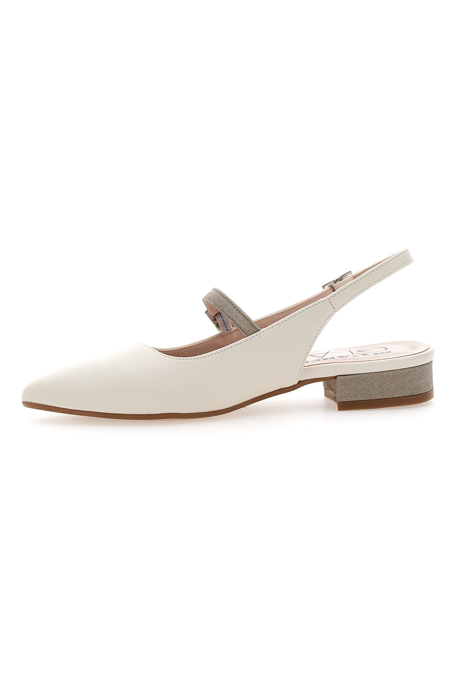 Ballerine Panna Slingback Pittarello Glam 3888