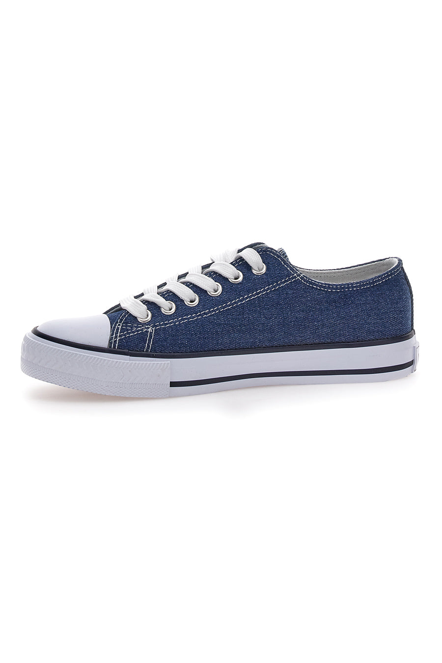 Sneakers Denim in Tela con Lacci W Max 4814