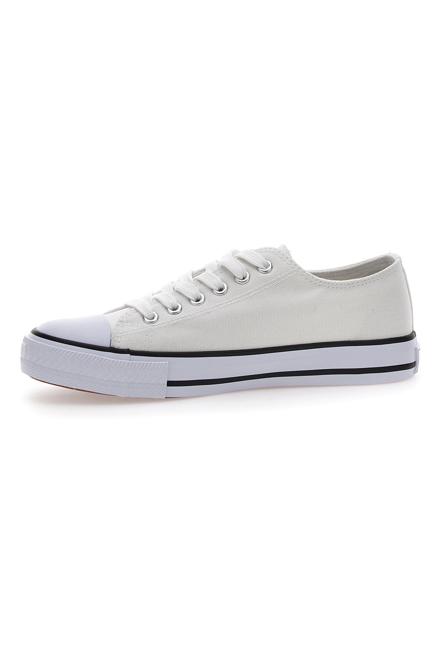 Sneakers Bianche in Tela Casual W Max 4814