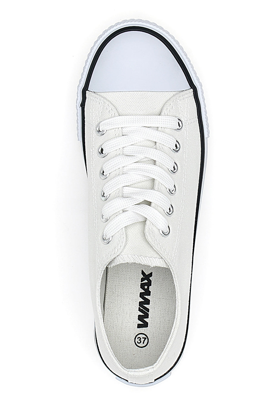 Sneakers Bianche in Tela Casual W Max 4814