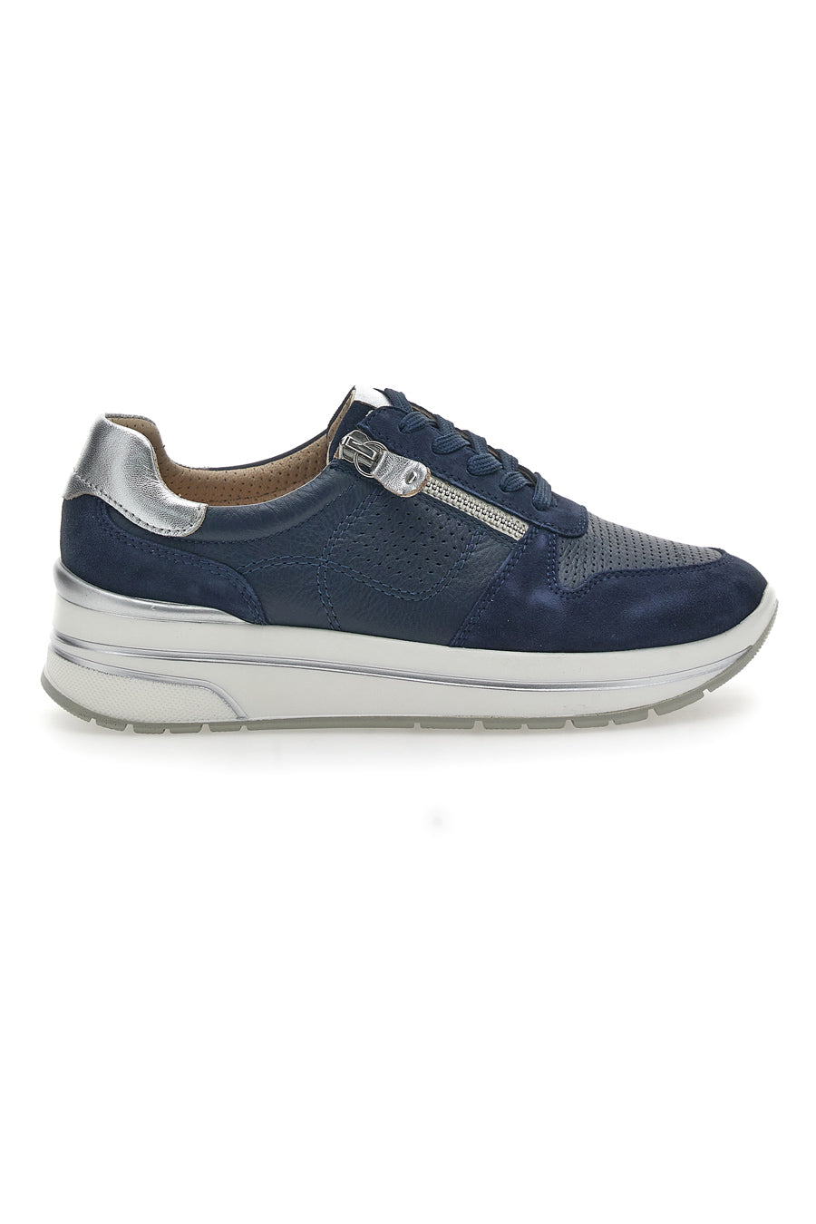 Scarpe Stringate Blu Con Platform Pittarello Active 2302