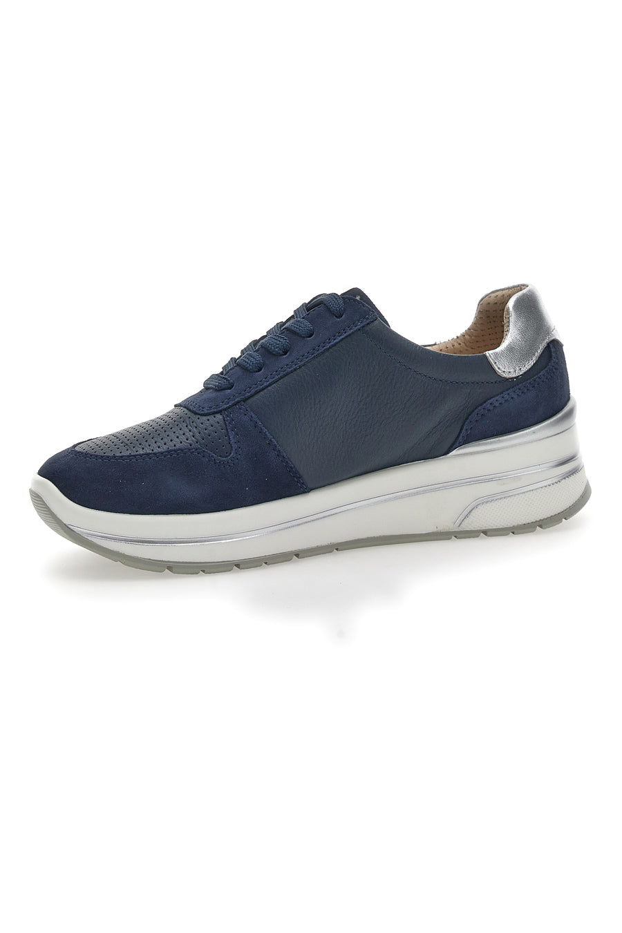 Scarpe Stringate Blu Con Platform Pittarello Active 2302