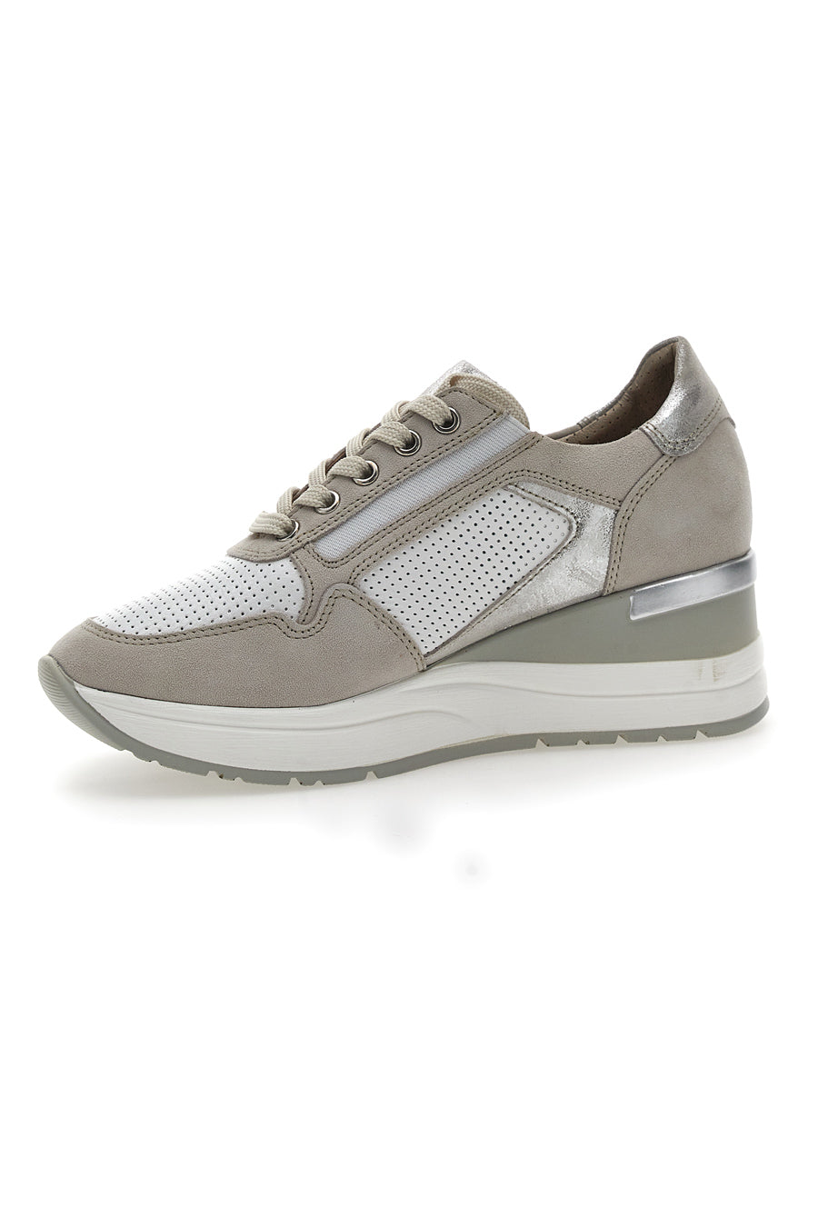 Scarpe Stringate con Platform Beige Pittarello Active 2204