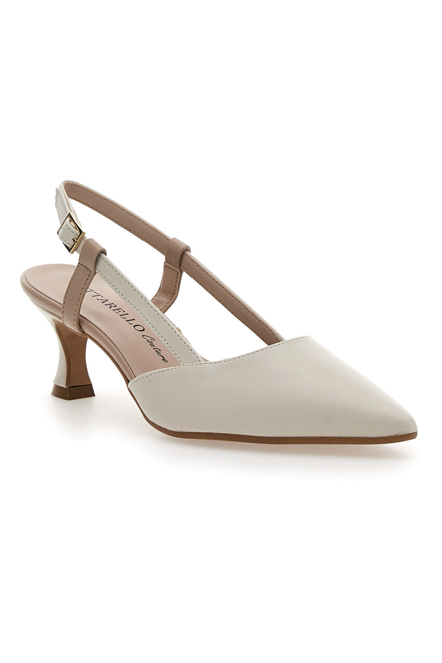 Décolleté Slingback Panna Pittarello Couture 506P