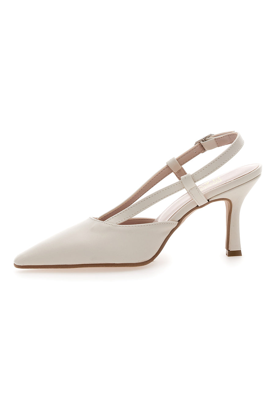 Pittarello Must-Have Cremefarbene Slingback-Pumps 4180