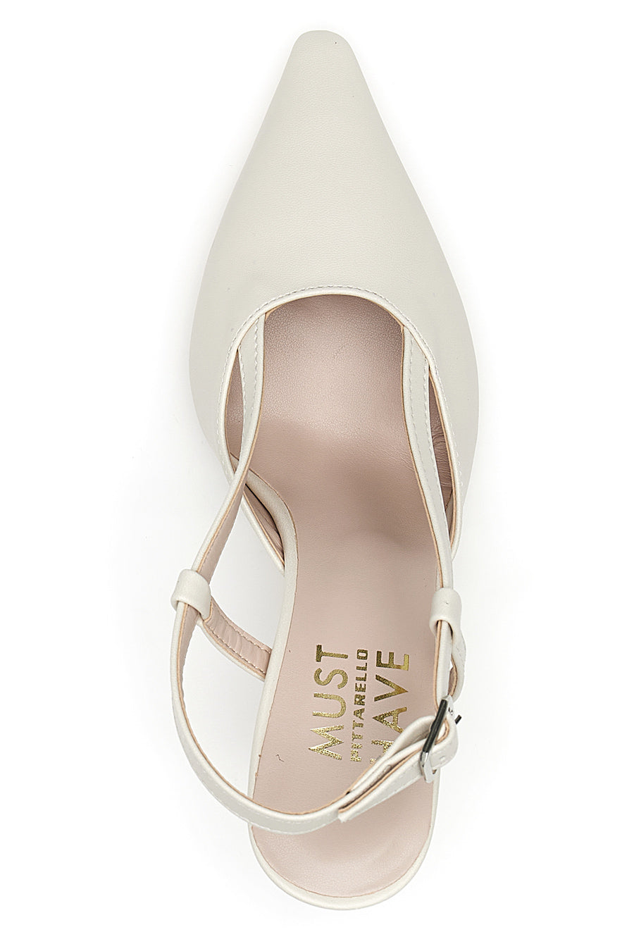 Pittarello Must-Have Cremefarbene Slingback-Pumps 4180