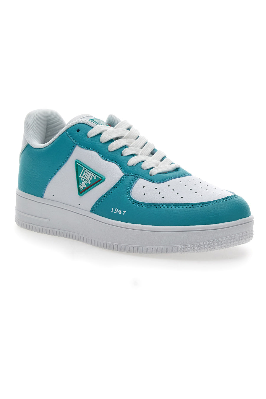 Sneakers Bianche e Azzurre Leone 33